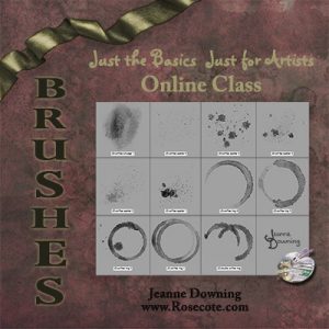 Just the Basics Brushes Online Course with Jeanne Downing