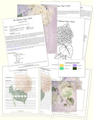 Hydrangea Papers Design Kit by Jeanne Downing