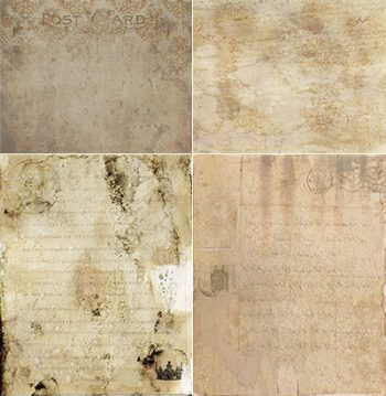 Vintage Papers Backgrounds Bundle 1 by Jeanne Downing