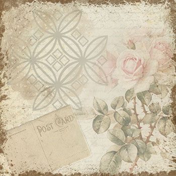 Vintage Romance Rose Background, design by Jeanne Downing