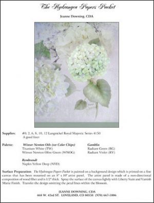 Hydrangea Papers E-Packet by Jeanne Downing